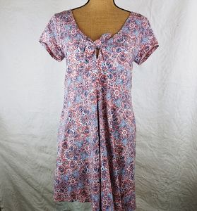 Aeropostale tie front floral dress Women's Size XL NWT